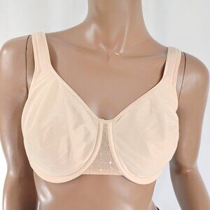 CHANTELLE VOLUPTE Beige Underwire Smooth Minimizer Bra 34D NWOT